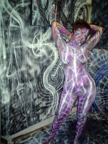 Purple Alien by LEIGH ODOM