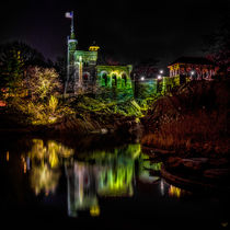 Belvedere Castle At Night by Chris Lord