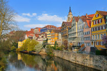 Die idyllische Neckarfront in Tübingen by Matthias Hauser