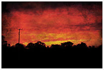 Firery Sunset. by rosanna zavanaiu