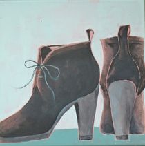 Ankle Boots, schwarz by Stefanie Ihlefeldt