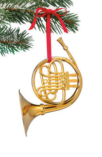 French Horn Ornament von Daniel Troy