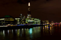The River Thames at Night by David Pyatt