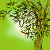 Bamboo Graphic Green by Lutz Baar