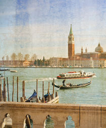 Grand Canal in Venice, Italy, artwork in painting style by Serhii Zhukovskyi