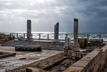 Caesarea park antique of ruins, Israel von Serhii Zhukovskyi