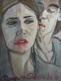 Damon and Elena by FB von cindy-cindyloo