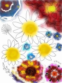 Himmlische Blütenpracht by Heide Pfannenschwarz