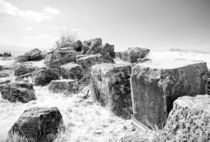 Square stones , remained after an ancient Temple. by ivantagan