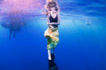 girl underwater by evgeny bashta
