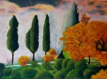 Herbst in der Toskana von Petra Koob