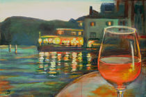 Abends am Gardasee by Renée König