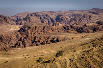 Felsen bei Petra, Jordanien von gfischer