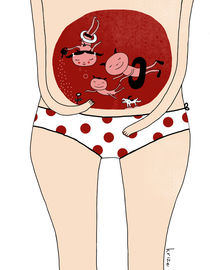 Menstruation by Kristina  Sabaite