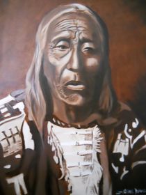 Lakota man, an American Native von Gene Davis
