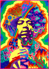 Jimi Hendrix by Christine Moje