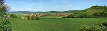 Panoramablick im Frühsommer nach Gossmannsdorf Hassberge von Manfred Koch