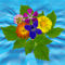 Blumenstraussblau