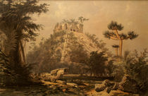 El Castillo at Chichen Itza by Frederick Catherwood by John Mitchell