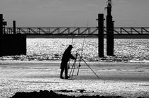 Angler am Dollart - fishing on Dollard von ropo13