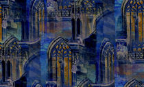 Gotik in blau von Marie Luise Strohmenger