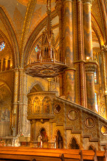 Mathias Church (Matyas Templom) Inside by Rozalia Toth