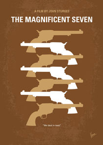 No197 My The Magnificent Seven minimal movie poster  by chungkong