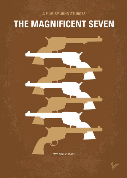 No197-my-the-magnificent-seven-minimal-movie-poster
