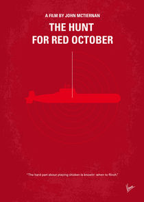 No198 My The Hunt for Red October minimal movie poster von chungkong