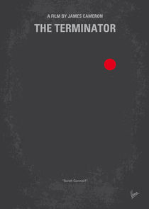 No199 My Terminator minimal movie poster by chungkong