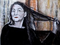 Portrait der Malerin Rosa Loy by Marion Hallbauer