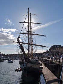 Tall Ship Pelican Of London by Malcolm Snook