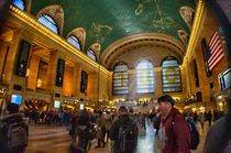 INTERIOR OF GRAND CENTRAL TERMINAL IN NY by Maks Erlikh