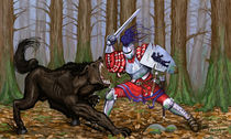Valiant Sir Belanor and the Dreadful Horse Hound of Famdor Forest by Alexander Werner