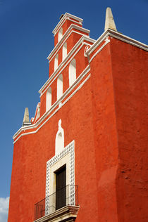 MERIDA CHURCH Mexico by John Mitchell
