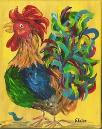 Plucky Rooster by eloiseart