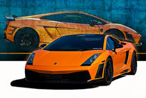 Orange Lamborghini Gallardo by Stuart Row