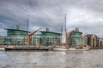 Thames Barges von David Tinsley