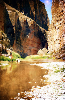 Rio Grande at Santa Elena Canyon by Judy Hall-Folde
