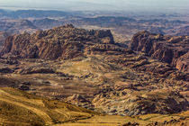Gebirge bei Petra, Jordanien by gfischer