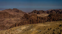 Gebirge bei Petra, Jordanien von gfischer