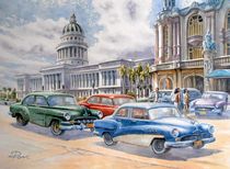 La Habana mit Capitolio by Ronald Kötteritzsch