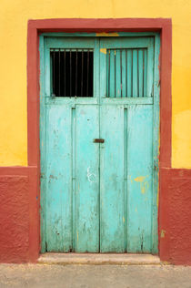 Santa Elena Door Mexico by John Mitchell
