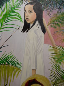 A young Asian girl von Gene Davis