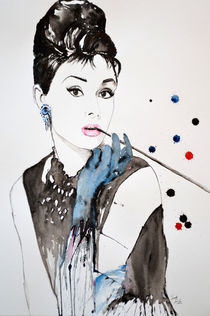 Audrey Hepburn by Ismeta  Gruenwald