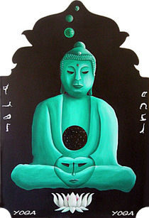 Yoga-Buddha von Karsten Kemter