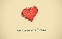 ceci n'est pas l amore - Magritte Quote von Hey Frank!