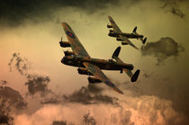 Lancaster Fire In The Sky by James Biggadike