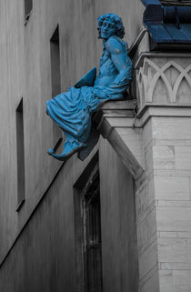 Blue Beggar by Octavian Iolu