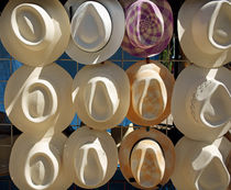 Mexican Straw Hats von John Mitchell